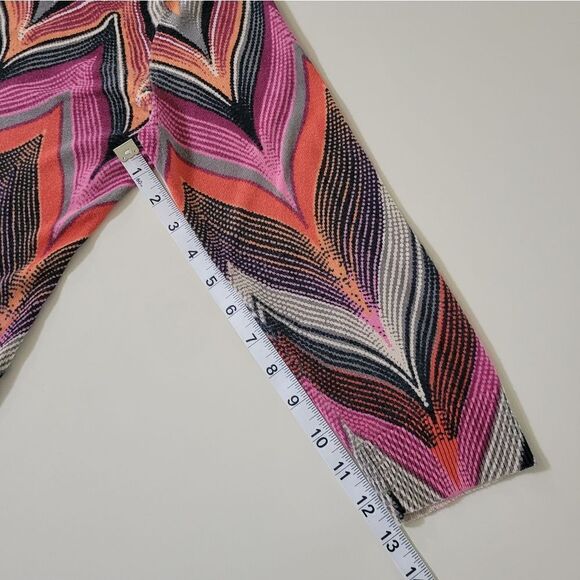 Anthropologie Tabitha Seared Chevrons Multi-colored Cardigan - Picture 10 of 16